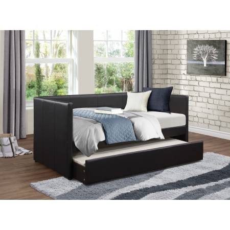 Andra Daybed with Trundle - Black